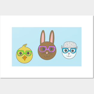 Easter Animals Posters and Art